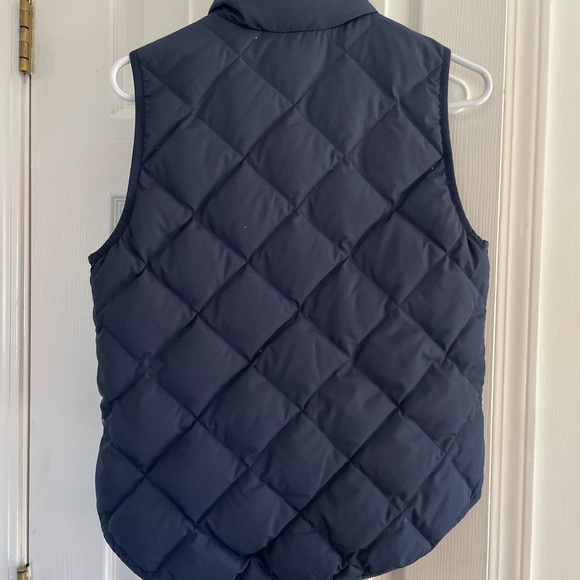 J. Crew down navy vest - Picture 4 of 4